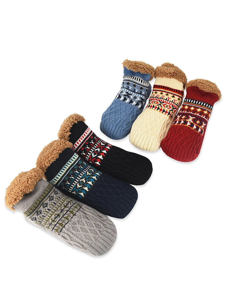 1 Pair Men Socks Autumn And Winter Floor Socks Home Warm Snow Socks Sleep Carpet Socks Sandals Socks Men's Non-slip Socks