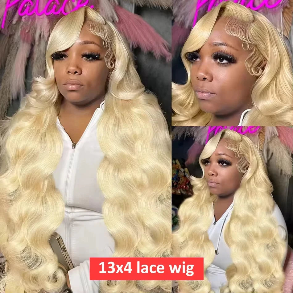 Lafino body wave lace front wig 13x6 13x4 lace front wigs loose body wave 613 honey blonde human lace front wig Brazilian hair