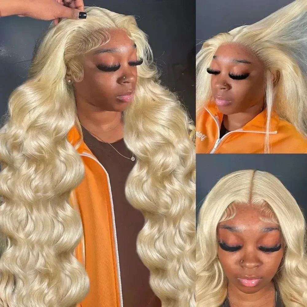 Lafino body wave lace front wig 13x6 13x4 lace front wigs loose body wave 613 honey blonde human lace front wig Brazilian hair