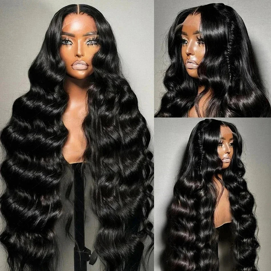250 Density Body Wave Human Hair Wig 360 13x6 Hd Transparent Lace Front Wig 13x4 Hd Pre Plucked Lace Frontal Hair Wigs For Women