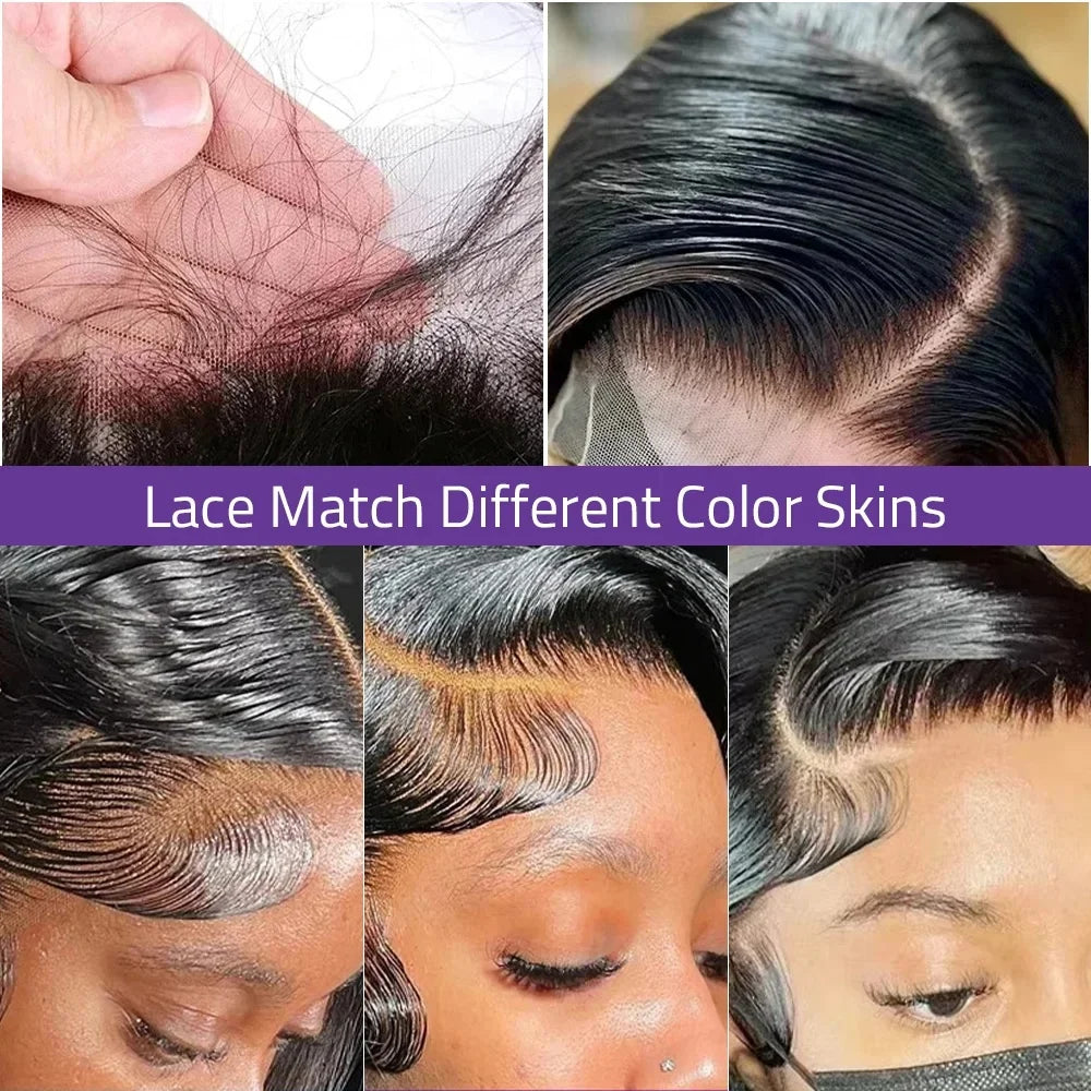 250 Density Body Wave Human Hair Wig 360 13x6 Hd Transparent Lace Front Wig 13x4 Hd Pre Plucked Lace Frontal Hair Wigs For Women